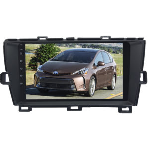 Штатная магнитола 9 дюймов для Toyota Prius 2009-2016 левый руль (черная) Teyes CC4L 3553-6877 Android 13 4+64 Gb