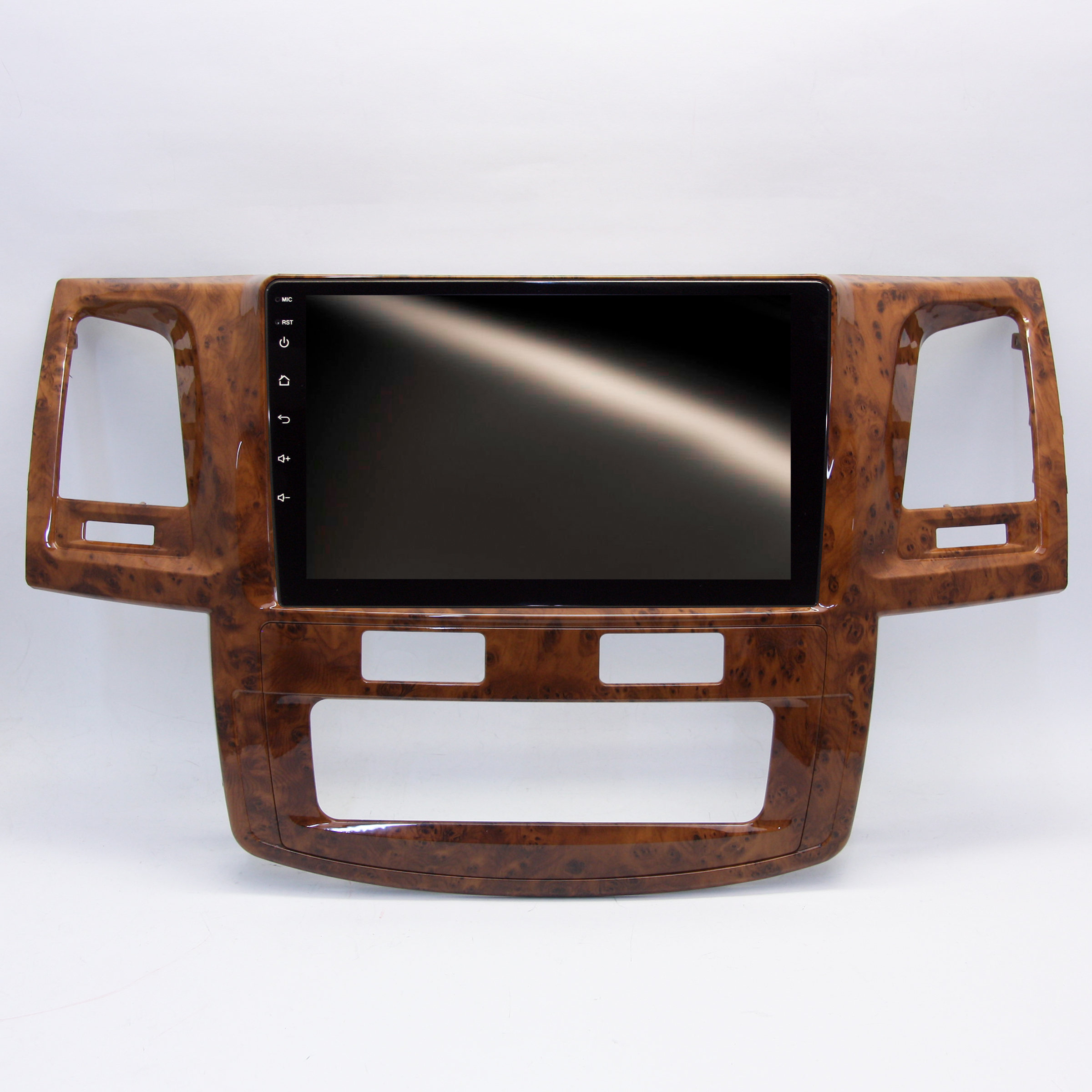 Штатная магнитола 9 дюймов для Toyota Fortuner, Hilux 2008-2014 год (климат контроль) дерево Teyes CC4L DTS 5736-6879 Android 13 6+64 Gb